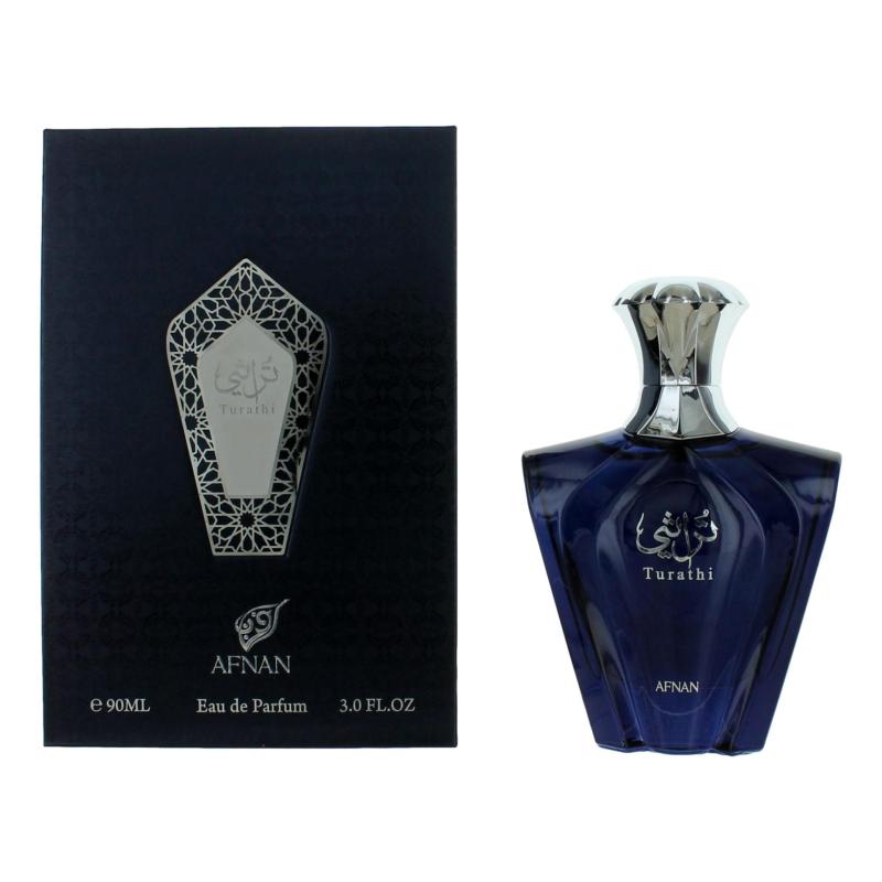Turathi Blue By Afnan, 3.4 Oz Eau De Parfum Spray For Men