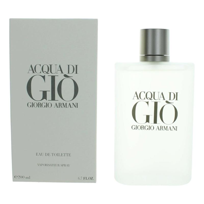 Acqua Di Gio By Giorgio Armani, 6.7 Oz Eau De Toilette Spray For Men