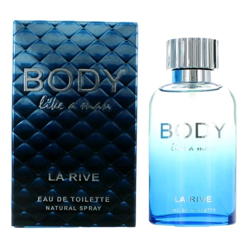 Body Like A Man By La Rive, 3 Oz Eau De Toilette Spray For Men