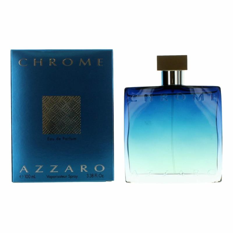 Chrome By Azzaro, 3.4 Oz Eau De Parfum Spray For Men