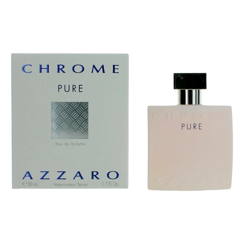 Chrome Pure By Azzaro, 1.7 Oz Eau De Toilette Spray For Men