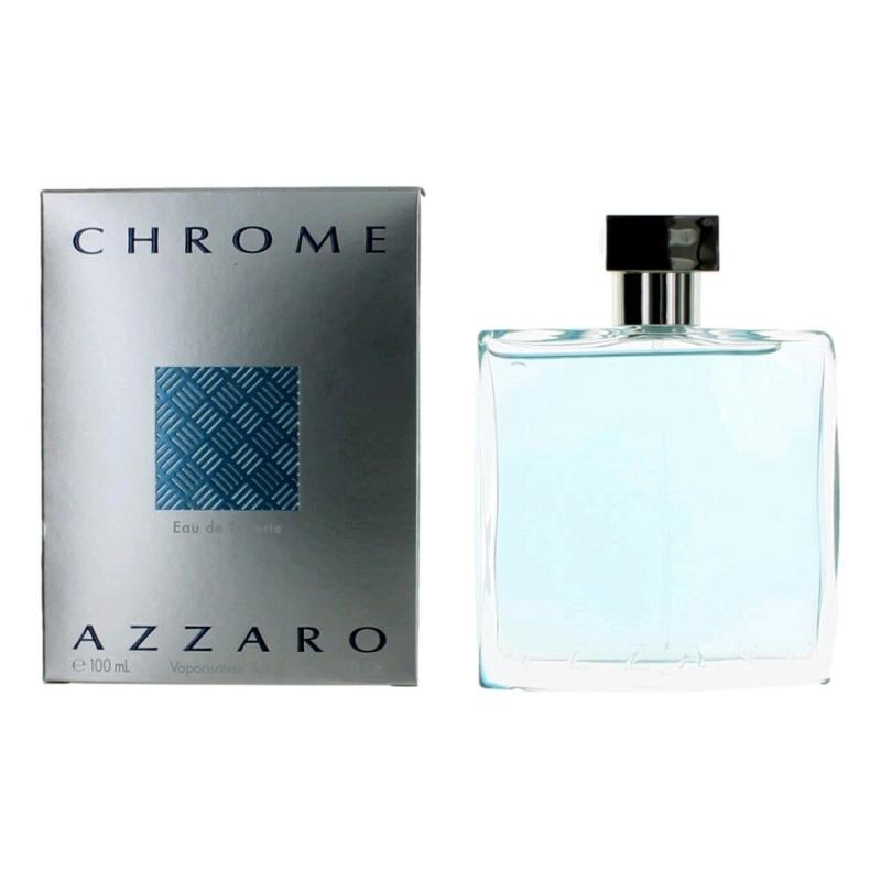 Chrome By Azzaro, 3.4 Oz Eau De Toilette Spray For Men