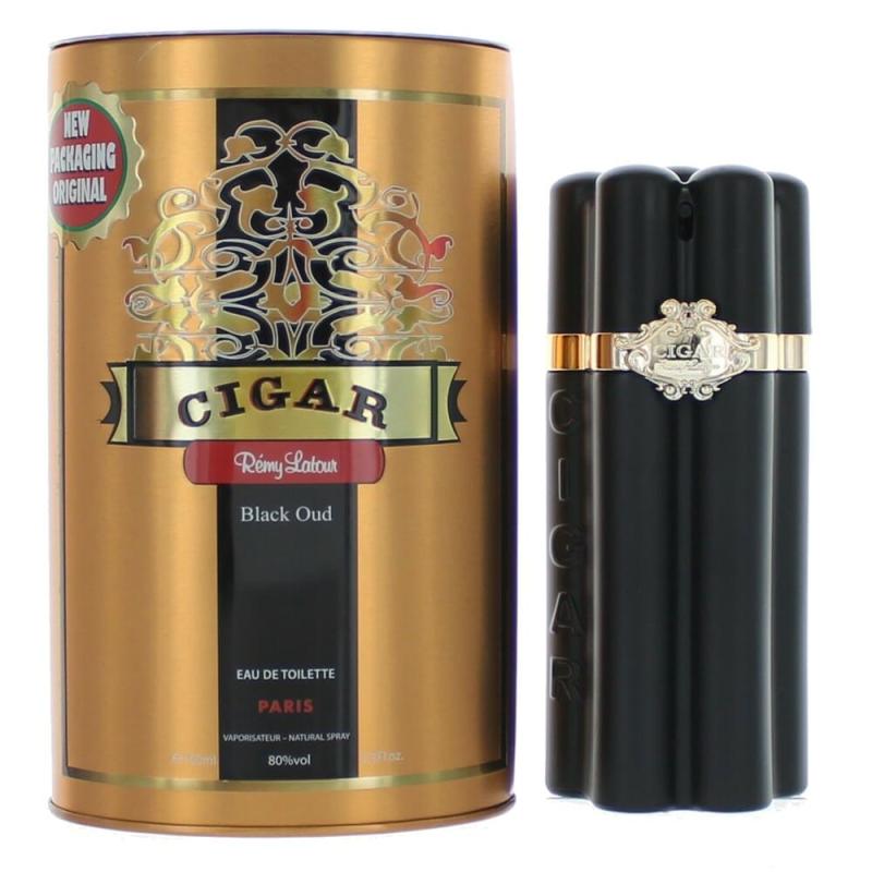 Cigar Black Oud By Remy Latour, 3.3 Oz Eau De Toilette Spray For Men