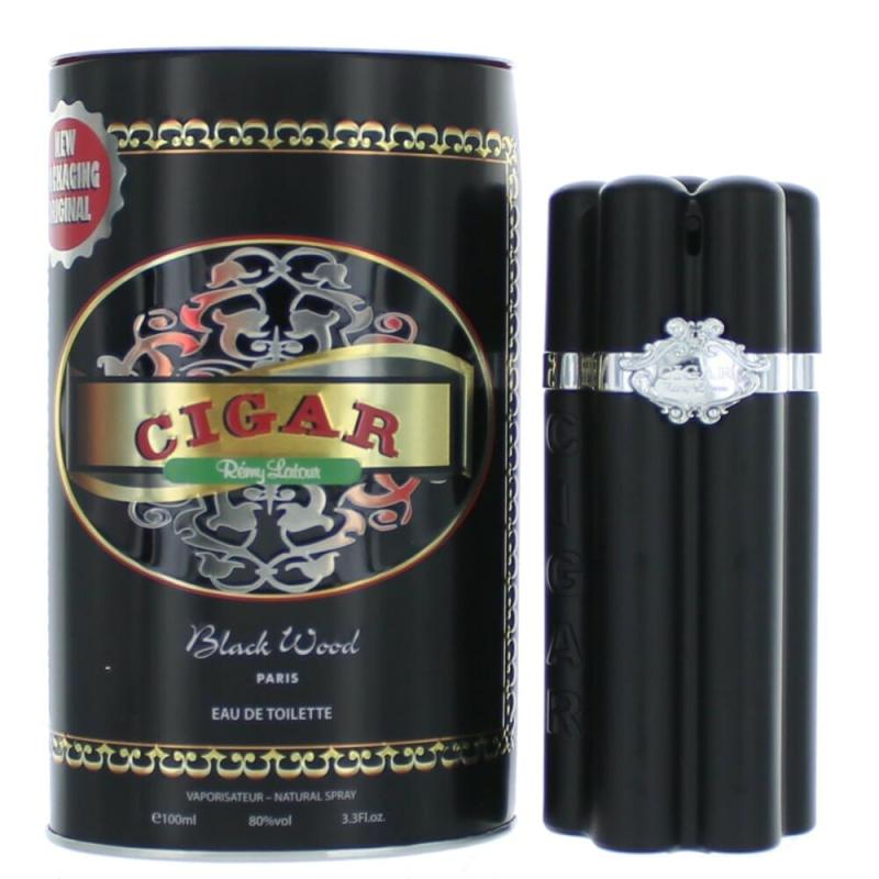 Cigar Black Wood By Remy Latour, 3.3 Oz Eau De Toilette Spray For Men