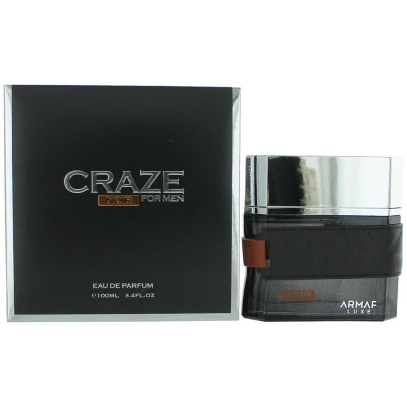 Craze Noir By Armaf, 3.4 Oz Eau De Parfum Spray For Men