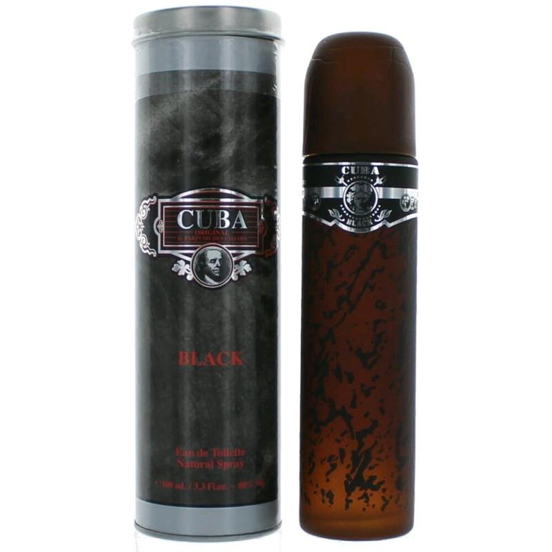 Cuba Black By Cuba, 3.3 Oz Eau De Toilette Spray For Men