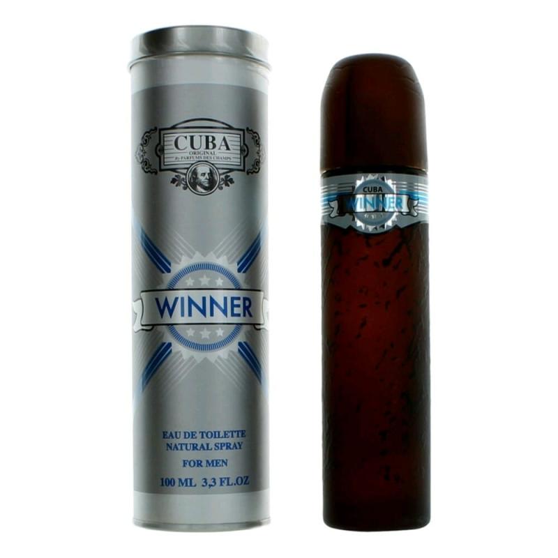 Cuba Winner By Cuba, 3.3 Oz Eau De Toilette Spray For Men