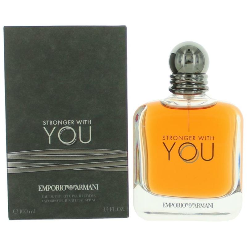 Stronger With You By Emporio Armani, 3.4 Oz Eau De Toilette Spray For Men