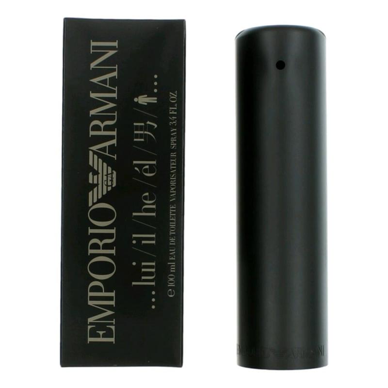 Emporio Armani He By Giorgio Armani, 3.4 Oz Eau De Toilette Spray For Men