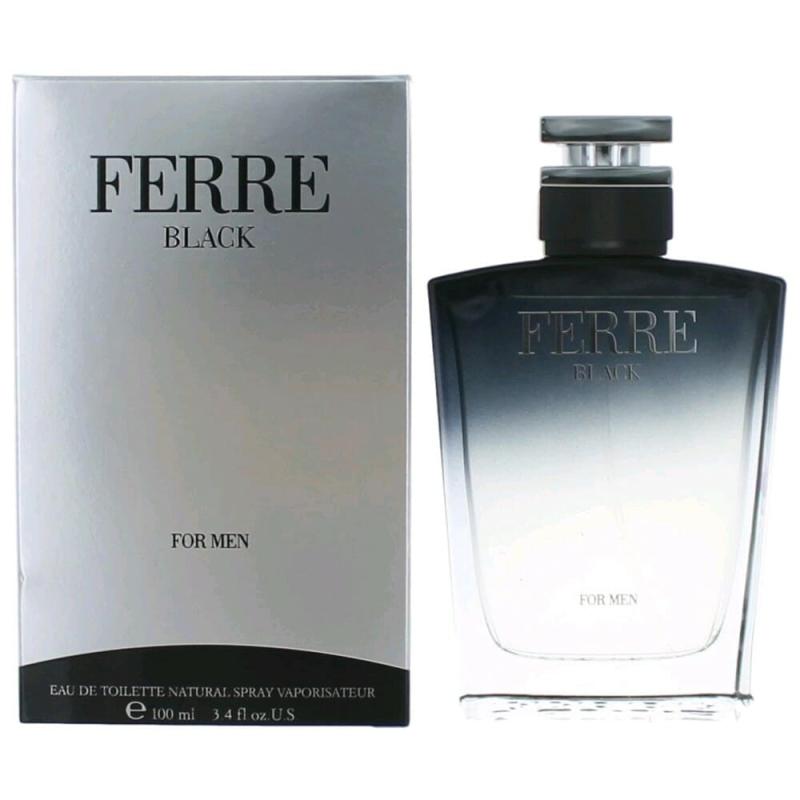 Ferre Black By Gianfranco Ferre, 3.4 Oz Eau De Toilette Spray For Men