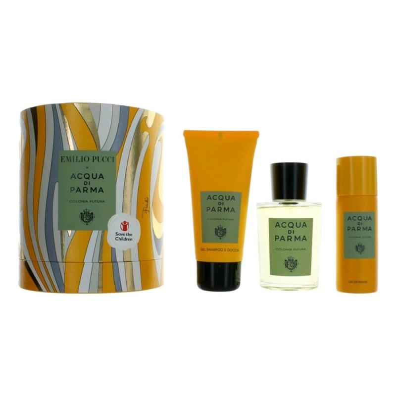 Acqua Di Parma X Emilio Pucci Colonia Futura By Acqua Di Parma, 3 Piece Gift Set For Unisex