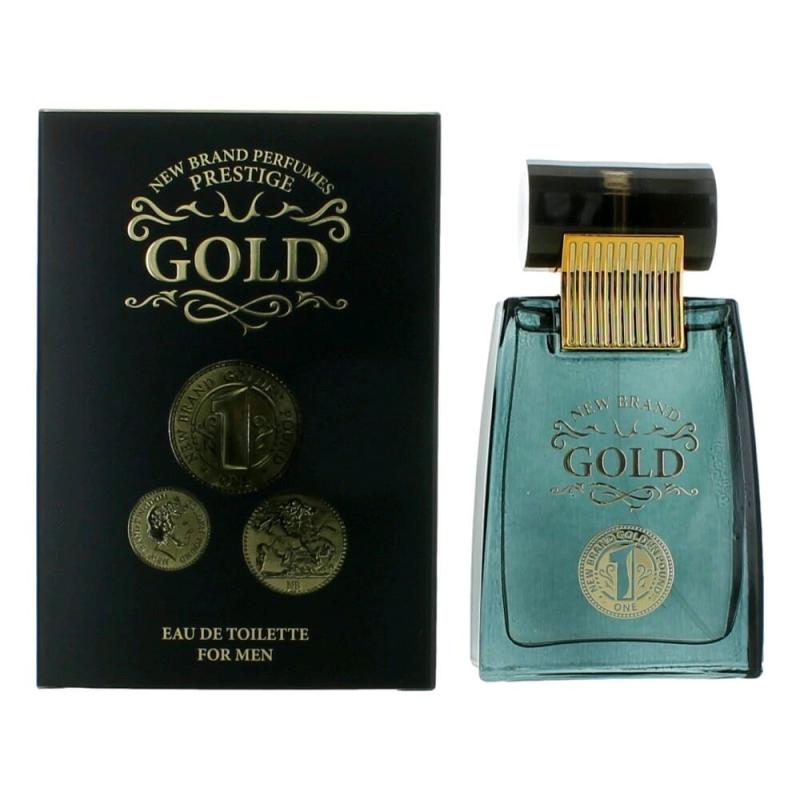 Gold By New Brand, 3.3 Oz Eau De Toilette Spray For Men