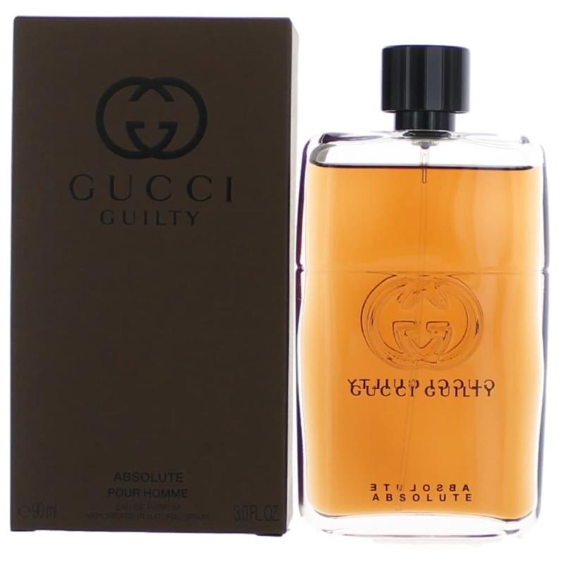 Gucci Guilty Absolute Pour Homme By Gucci, 3 Oz Eau De Parfum Spray For Men