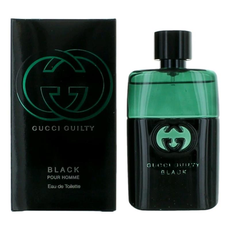 Gucci Guilty Black Pour Homme By Gucci, 1.6 Oz Eau De Toilette Spray For Men