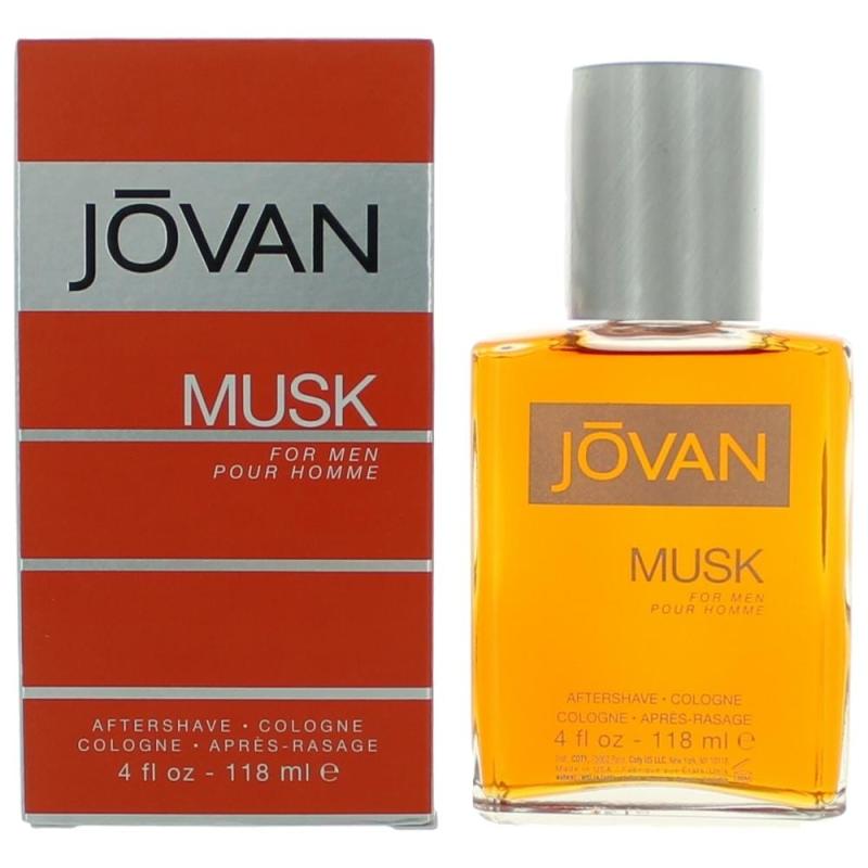 Jovan Musk By Coty, 4 Oz After Shave/Cologne For Men