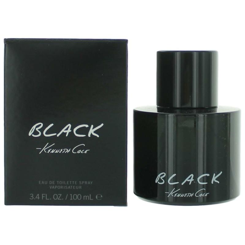 Kenneth Cole Black By Kenneth Cole, 3.4 Oz Eau De Toilette Spray For Men