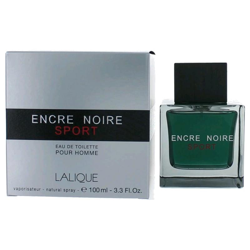 Encre Noire Sport By Lalique, 3 Oz Eau De Toilette Spray For Men