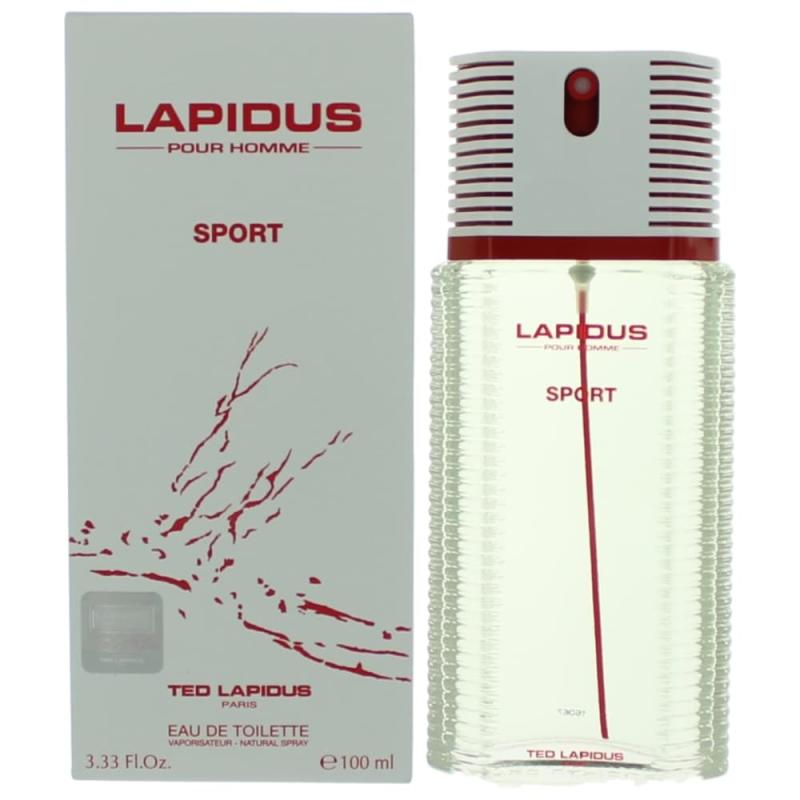 Lapidus Pour Homme Sport By Ted Lapidus, 3.3 Oz Eau De Toilette Spray For Men