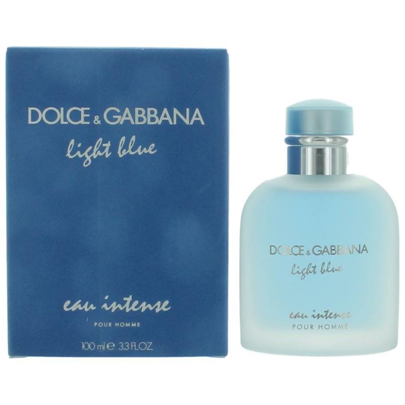 Light Blue Eau Intense By Dolce &amp; Gabbana, 3.3 Oz Eau De Parfum Spray For Men