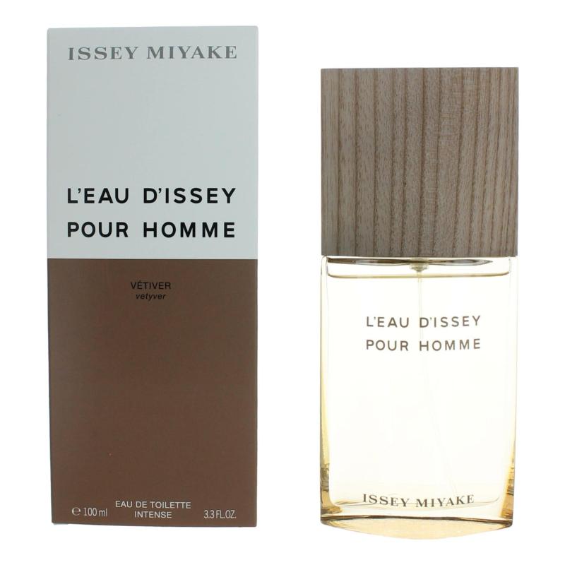 L'Eau D'Issey Pour Homme Vetiver By Issey Miyake, 3.3 Oz Eau De Toilette Intense Spray For Men