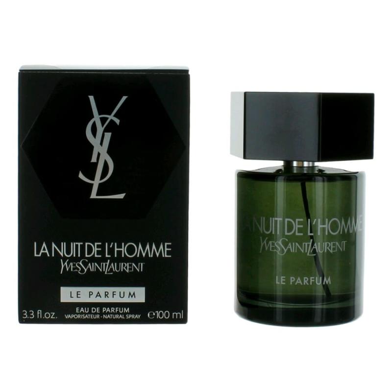 La Nuit De L'Homme Le Parfum By Yves Saint Laurent, 3.3 Oz Eau De Parfum Spray For Men