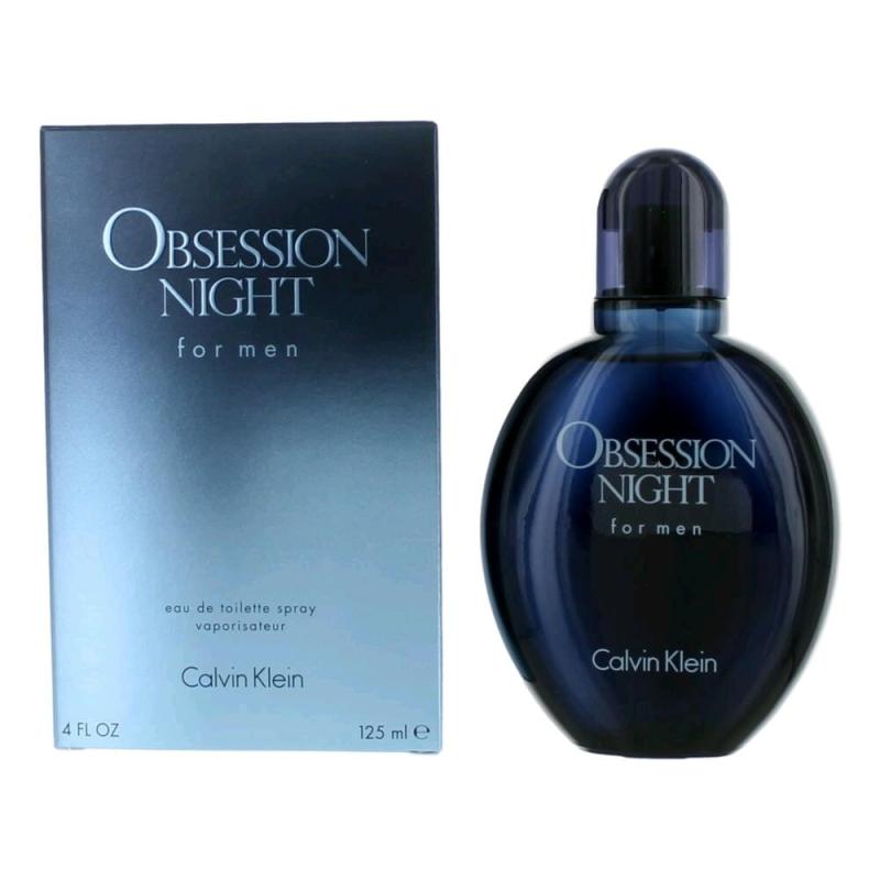 Obsession Night By Calvin Klein, 4 Oz Eau De Toilette Spray For Men