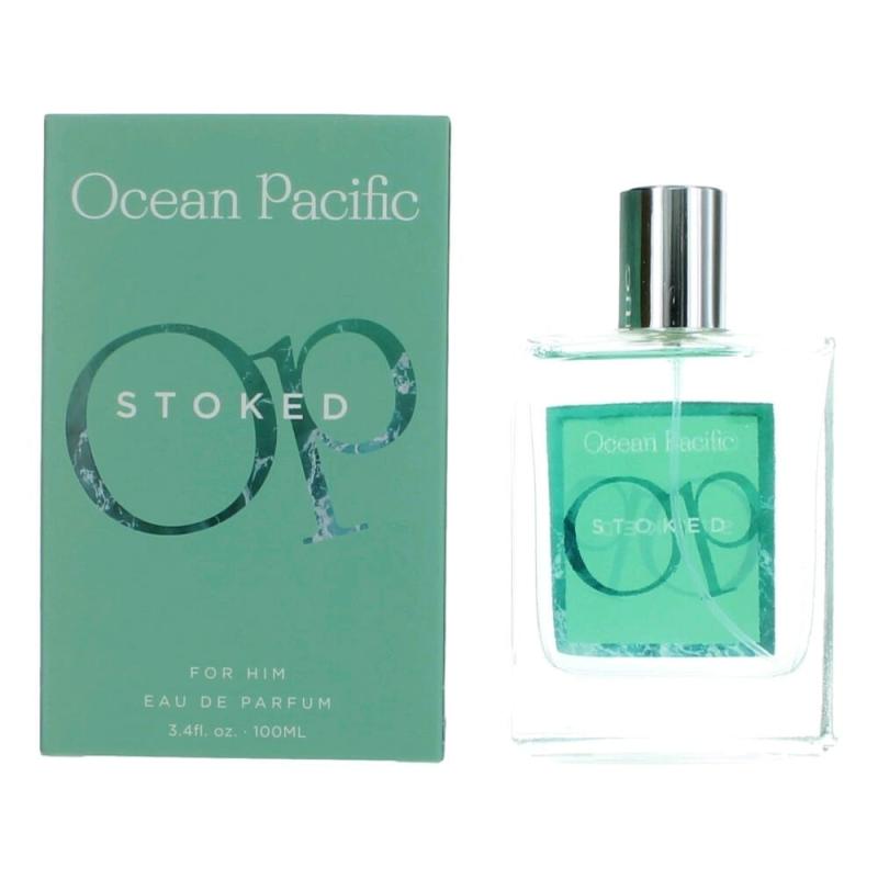 Op Stoked By Ocean Pacific, 3.4 Oz Eau De Toilette Spray For Men