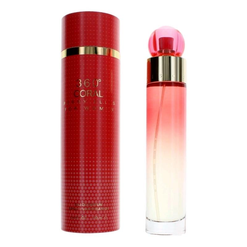 Perry Ellis 360 Coral By Perry Ellis, 3.4 Oz Eau De Parfum Spray For Women