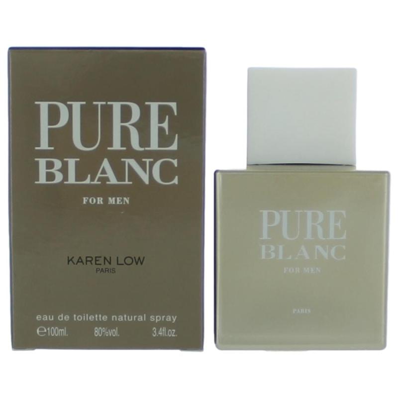 Pure Blanc By Karen Low, 3.4 Oz Eau De Toilette Spray For Men