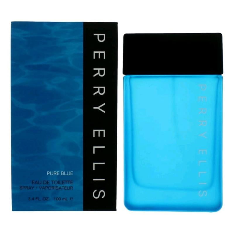 Pure Blue By Perry Ellis, 3.4 Oz Eau De Toilette Spray For Men