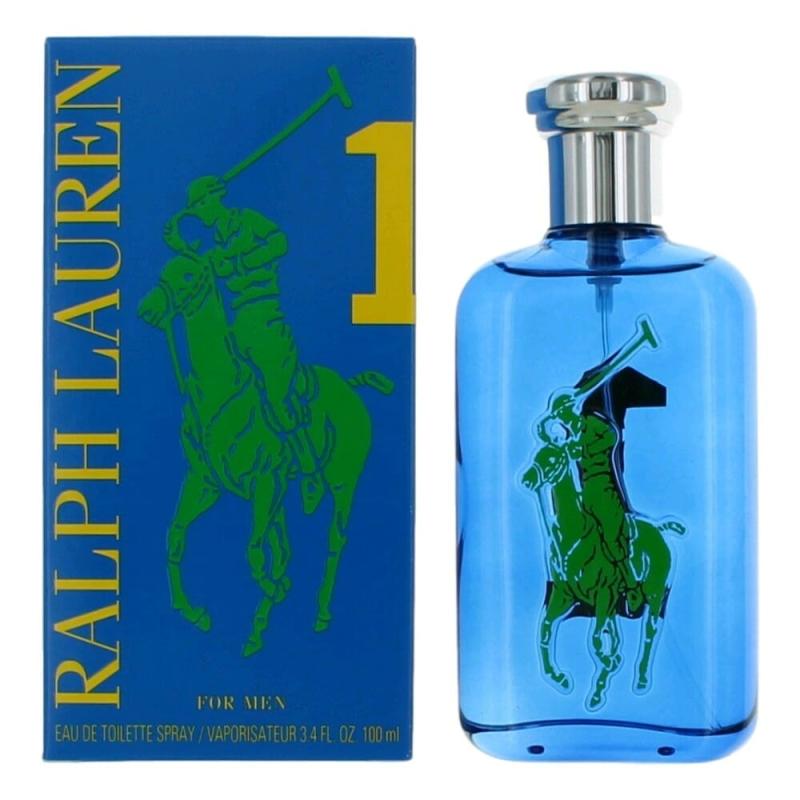 Polo Big Pony Blue #1 By Ralph Lauren, 3.4 Oz Eau De Toilette Spray For Men