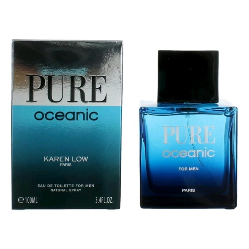 Pure Oceanic By Karen Low, 3.4 Oz Eau De Toilette Spray For Men