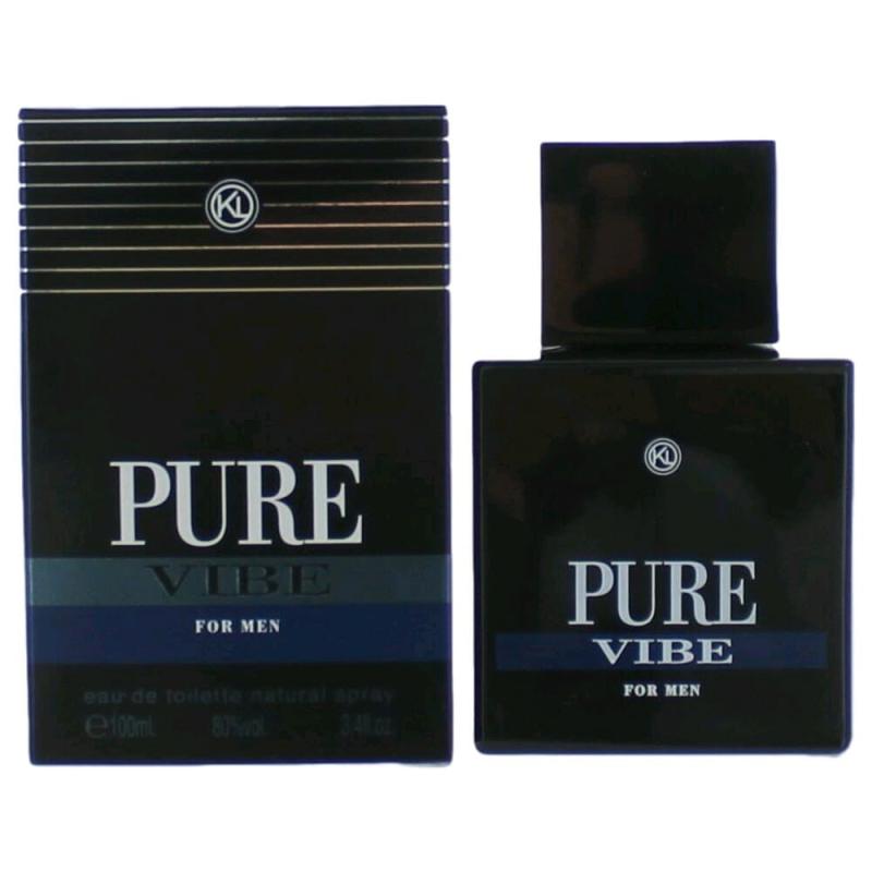 Pure Vibe By Karen Low, 3.4 Oz Eau De Toilette Spray For Men