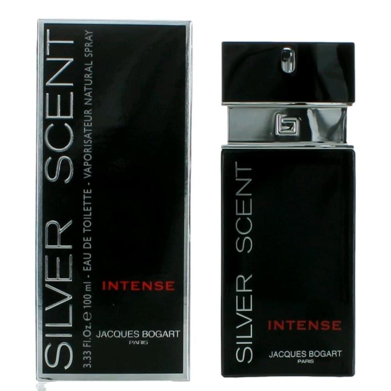 Silver Scent Intense By Jacques Bogart, 3.4 Oz Eau De Toilette Spray For Men