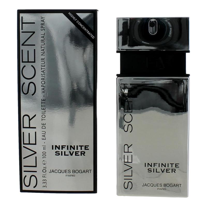 Silver Scent Infinite Silver By Jacques Bogart, 3.33 Oz Eau De Toilette For Men