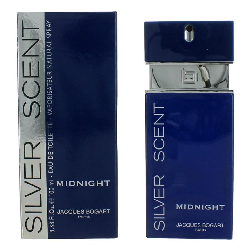 Silver Scent Midnight By Jacques Bogart, 3.33 Oz Eau De Toilette For Men