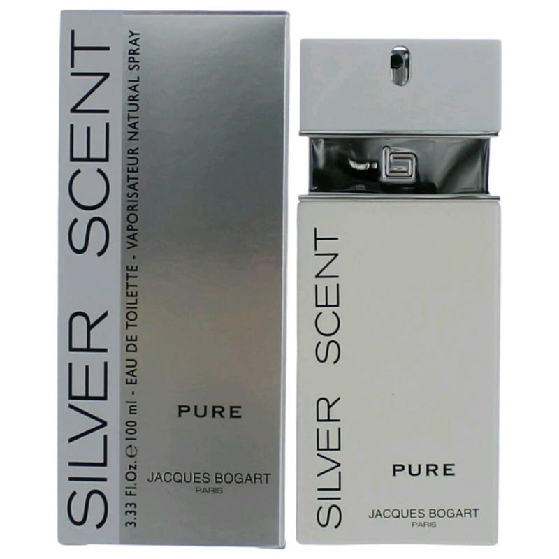 Silver Scent Pure By Jacques Bogart, 3.4 Oz Eau De Toilette Spray For Men