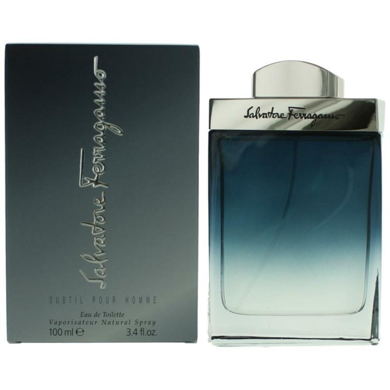 Subtil By Salvatore Ferragamo, 3.4 Oz Eau De Toilette Spray For Men