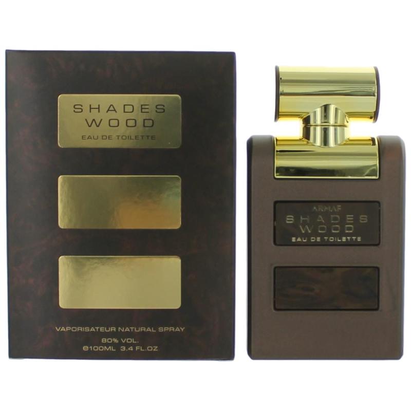 Shades Wood By Armaf, 3.4 Oz Eau De Toilette Spray For Men