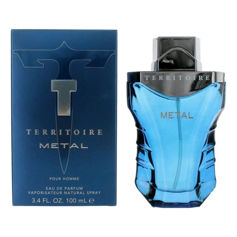 Territoire Metal By Yzy, 3.4 Oz Eau De Parfum Spray For Men