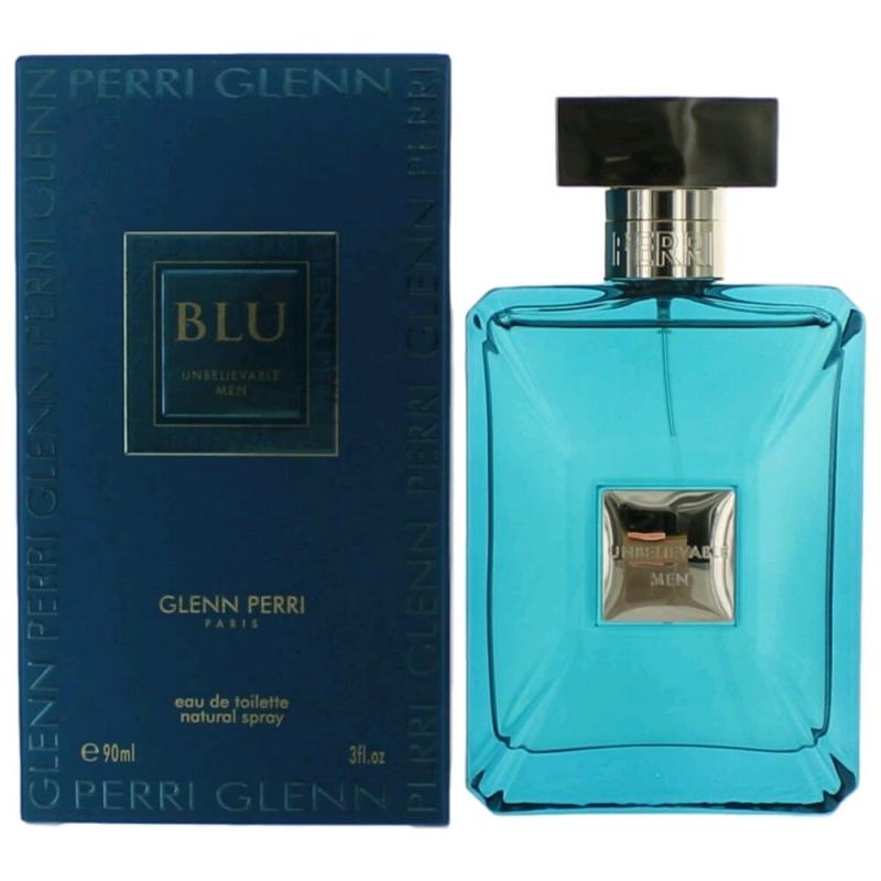 Blu Unbelievable By Glenn Perri, 3 Oz Eau De Toilette Spray For Men