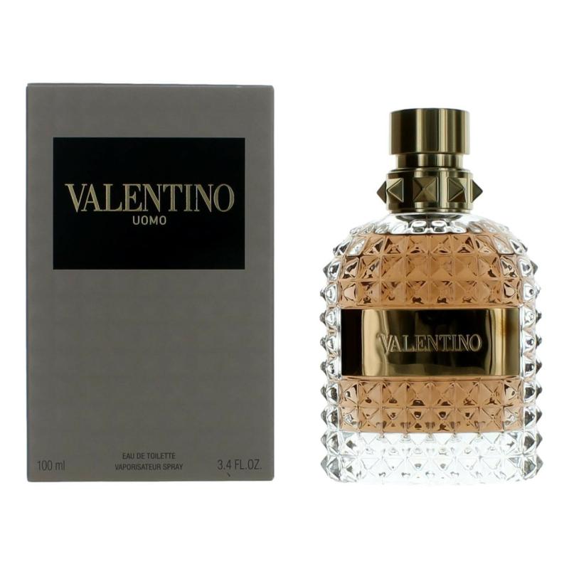 Valentino Uomo By Valentino, 3.4 Oz Eau De Toilette Spray For Men.