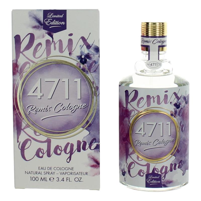 4711 Remix Cologne Lavender By Muelhens, 3.4 Oz Eau De Cologne Spray Unisex