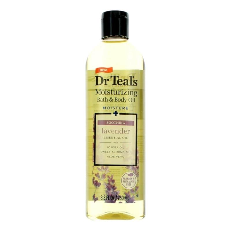 Soothing Lavender Essential Oil By Dr. Teal'S, 8.8 Oz Moisturizing Bath &amp; Body Oil