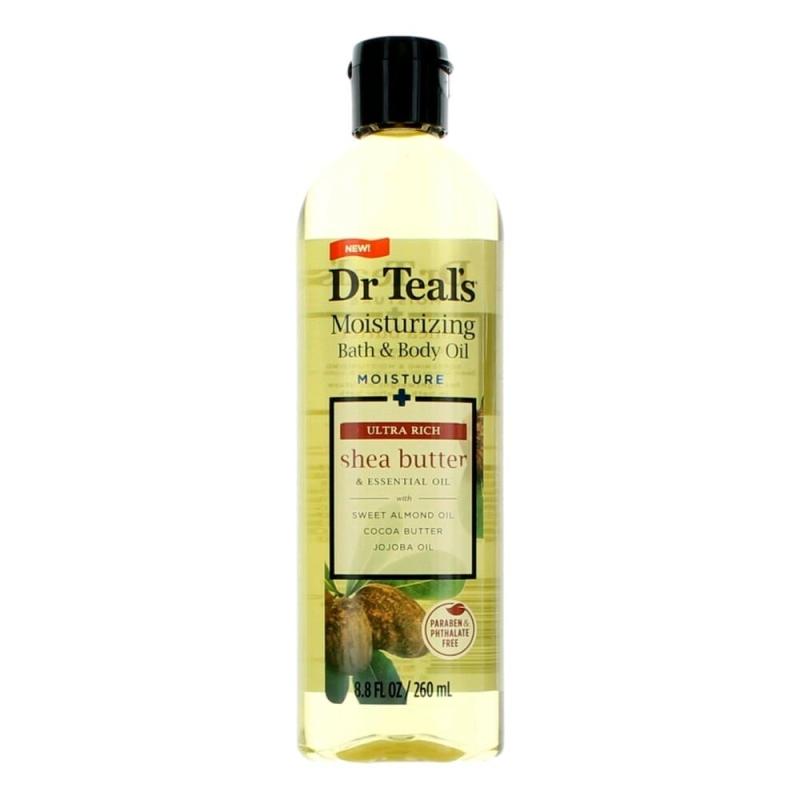 Ultra Rich Shea Butter &amp; Essential Oil By Dr. Teal'S, 8.8 Oz Moisturizing Bath &amp; Body Oil