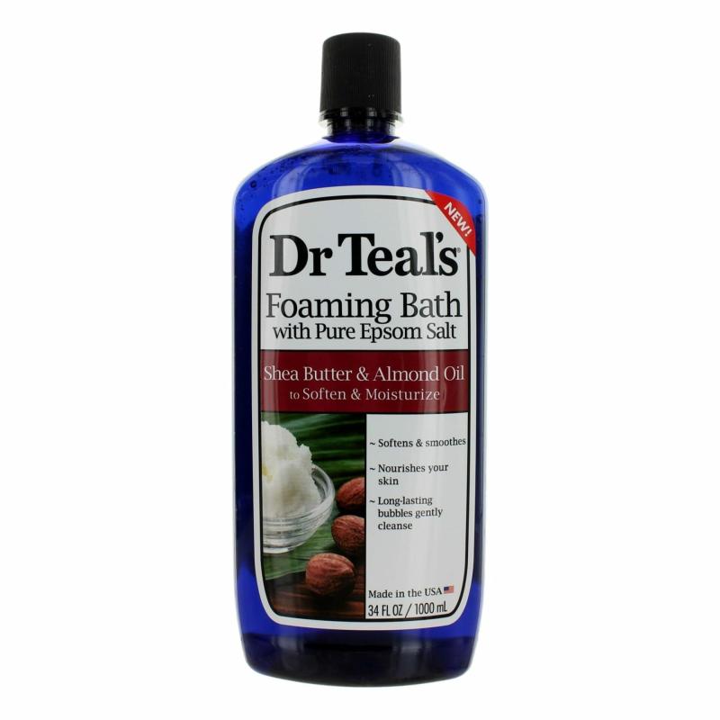 Shea Butter &amp; Almond Oil By Dr. Teal'S, 34 Oz Foaming Bubble Bath