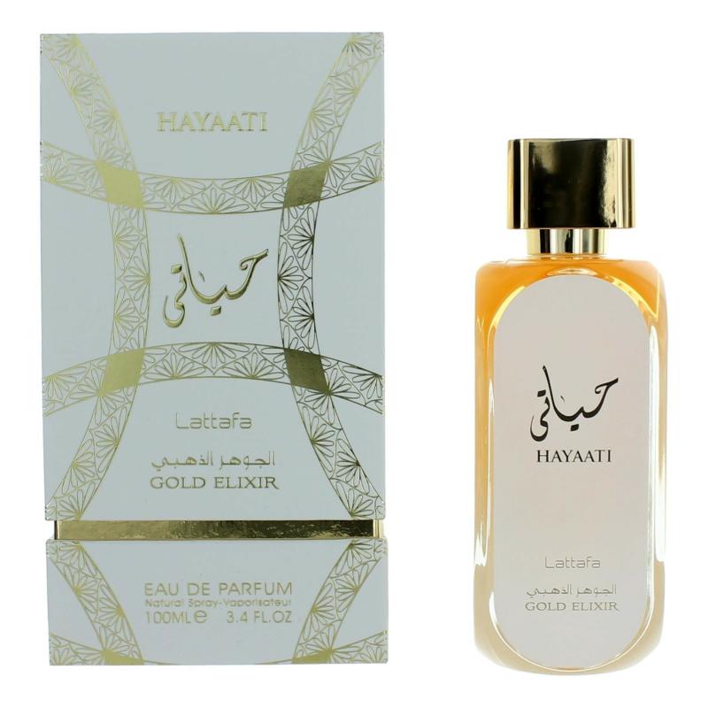 Hayaati Gold Elixir By Lattafa, 3.4 Oz Eau De Parfum Spray For Unisex