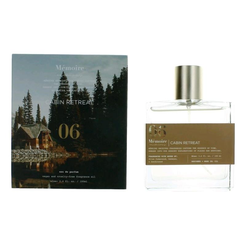 Cabin Retreat By Memoire Archives, 3.4 Oz Eau De Parfum Spray For Unisex