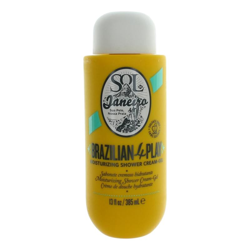 Brazilian 4 Play Moisturizing Shower Cream-Gel By Sol De Janeiro, 13 Oz Shower Gel