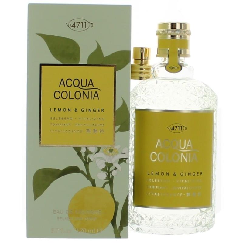 Acqua Colonia Lemon &amp; Ginger By 4711, 5.7 Oz Eau De Cologne Splash/Spray Unisex